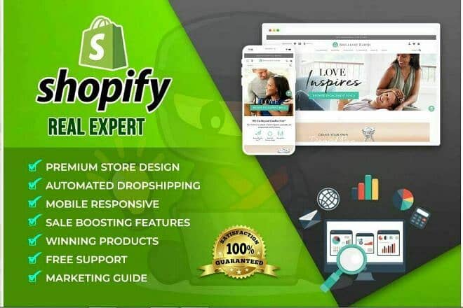 SHOPIFY STORE DESIGNING 1