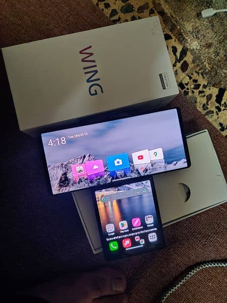 LG wing New condition For sale 5