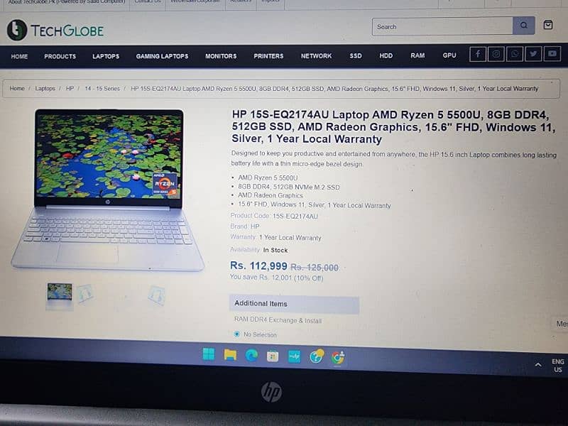 HP Laptop (Negotiable) (Brand New is 1.2 lac) 10