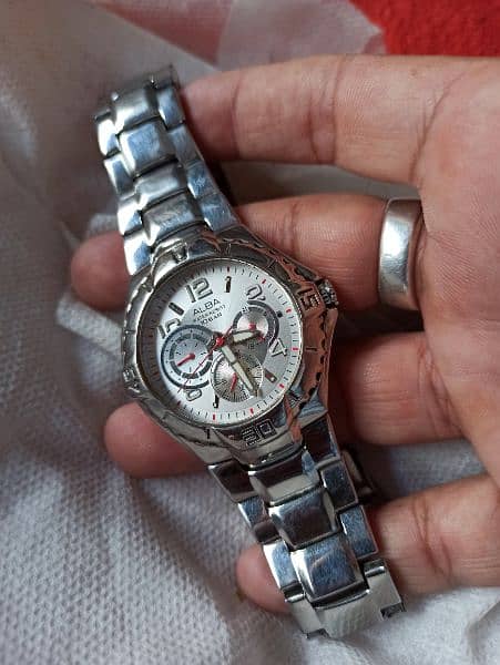 Alba chronograph WR10 Bar watch original 1