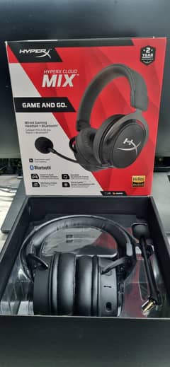 HyperX Cloud Mix (Wired+Bluetooth) Gaming Headset. In warranty.