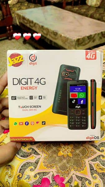 Digit 4G Energy With box and charger 0