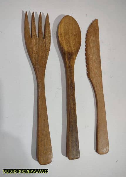 3 Pcs Wooden Spoon, Free Cash on delivery 1