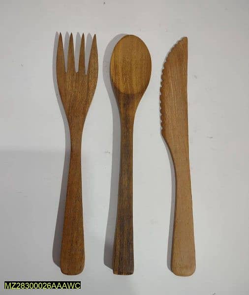 3 Pcs Wooden Spoon, Free Cash on delivery 2