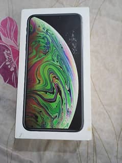 iphone xs max 64gb Physical sim pta approved with box .