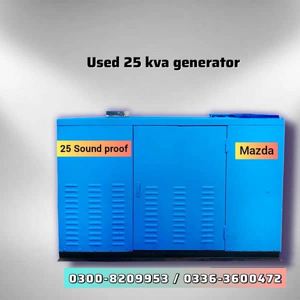 25 Kva Generator Mazda 0