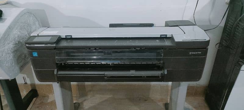 hp plotter T830 mfp 24 inch printer scanner coper A3 A4 like new 1