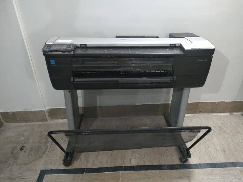 hp plotter T830 mfp 24 inch printer scanner coper A3 A4 like new 4
