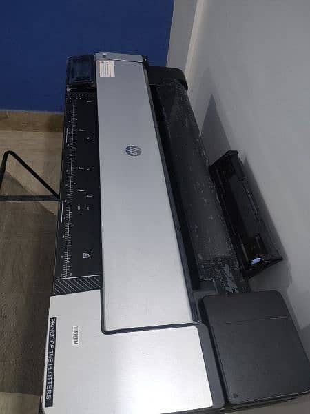 hp plotter T830 mfp 24 inch printer scanner coper A3 A4 like new 9