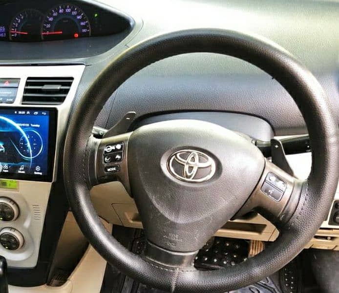 Toyota Belta 1300cc Full Option Push Start RPM meter Climate AC Dvd TV 6