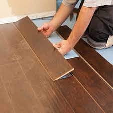 Wooden Flooring / Vinyl Flooring / Flutted Panel / Wallpaper / Grass 5
