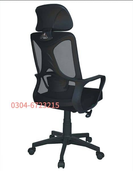 Office chair, Revolving chair, Staff Chairs, Mesh back Chair, 3
