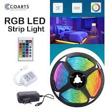RGB Led Lights for Bedroom, 15 Feet Led Strip WITH ADAPTER