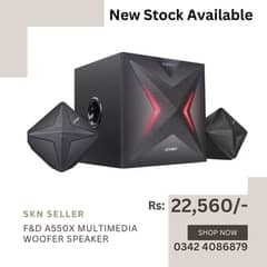 New Stock (F&D A550x Multimedia Bluetooth Speaker (Black)