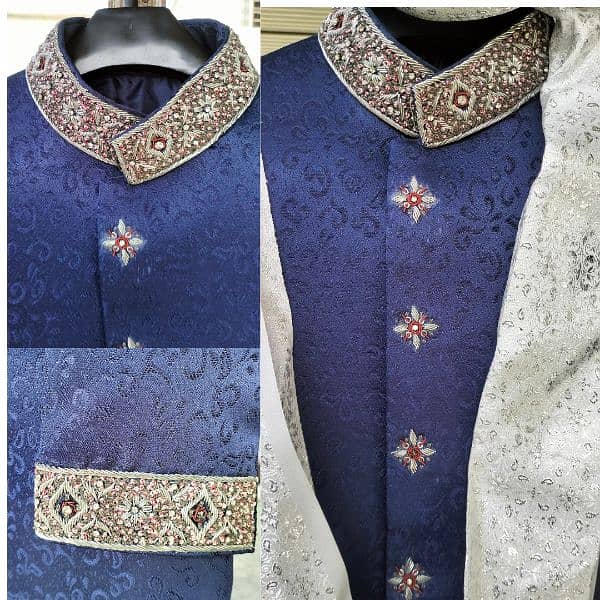Groom dress ( sherwani, pajama, kulla and khusay) 1