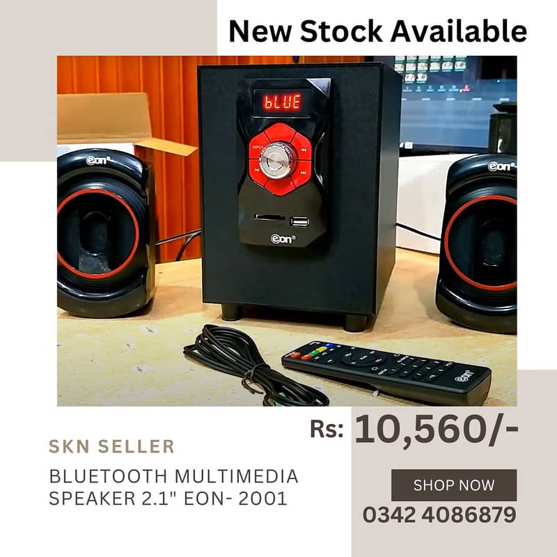 New Stock (Eon 1903 - New Powerfull 2.1 Bluetooth Multimedia Speaker) 18