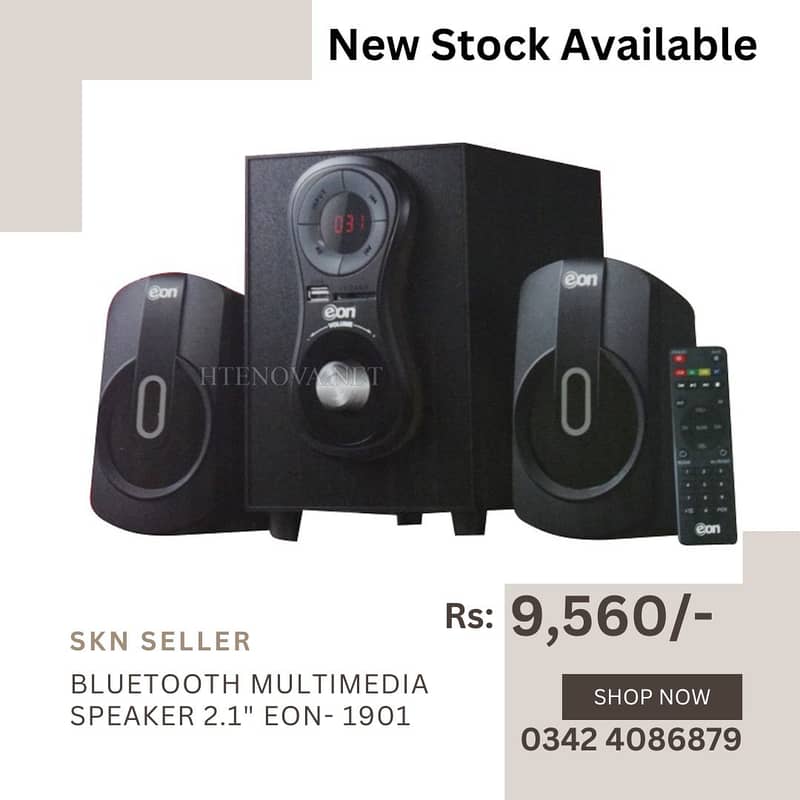 New Stock (Eon 1903 - New Powerfull 2.1 Bluetooth Multimedia Speaker) 19