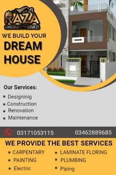 Construction & Renovation Services for Residential & Commercial Sector