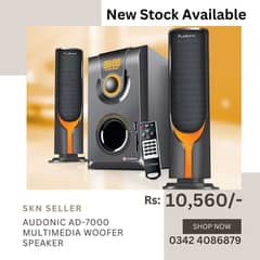 New stock (Audionic AD-7000 Plus Hi-Fi Portable Woofer Speakers)