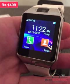 Dzo9 smart watch with sim card and memory card and every Android f