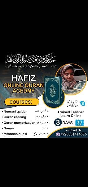 I am online Quran tutors having 10 years experience 0