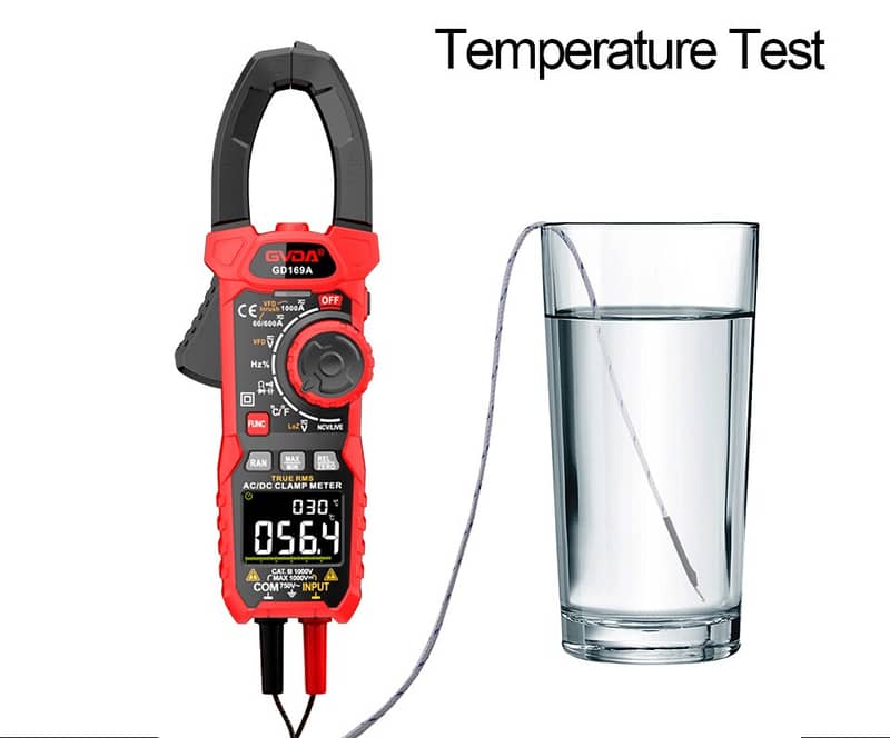 Solar AC/DC 1000amp plus 1000ac/dc voltage digital clamp meter 7