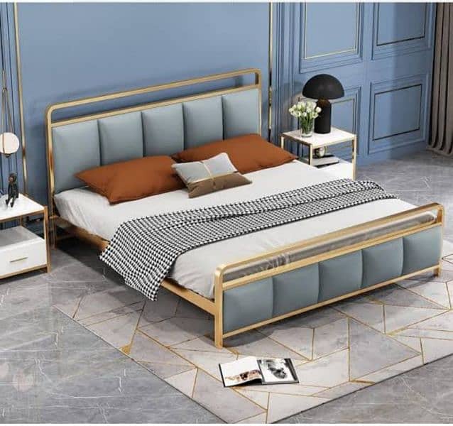 Double Size Metal Bed / Bed /Furniture 0