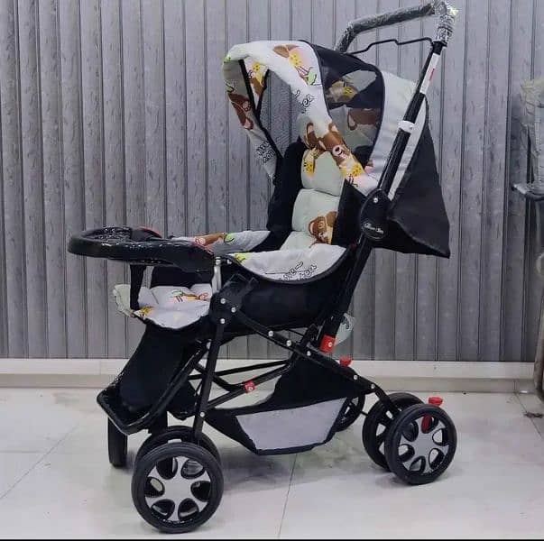 Imported heavy duty baby stroller pram best for new born 03216102931 1