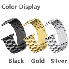 Metal strap For Apple watch Ultra/2 49mm 9 8 7 45mm 41mm Stainless ste