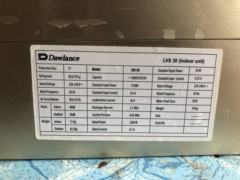 Dawlance 1.5-Ton-AC -Low Voltage 2