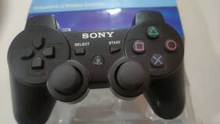 Playstation 3 wireless controller with charging cable