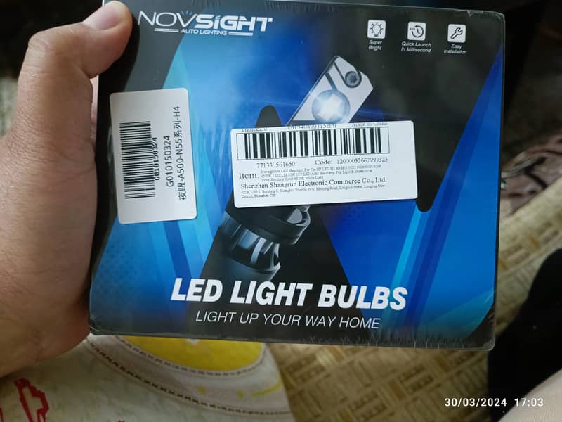 Brand new Novsight/nov sight led N55 H4 9