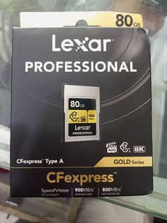 lexar CF Express card 80gb for Sony