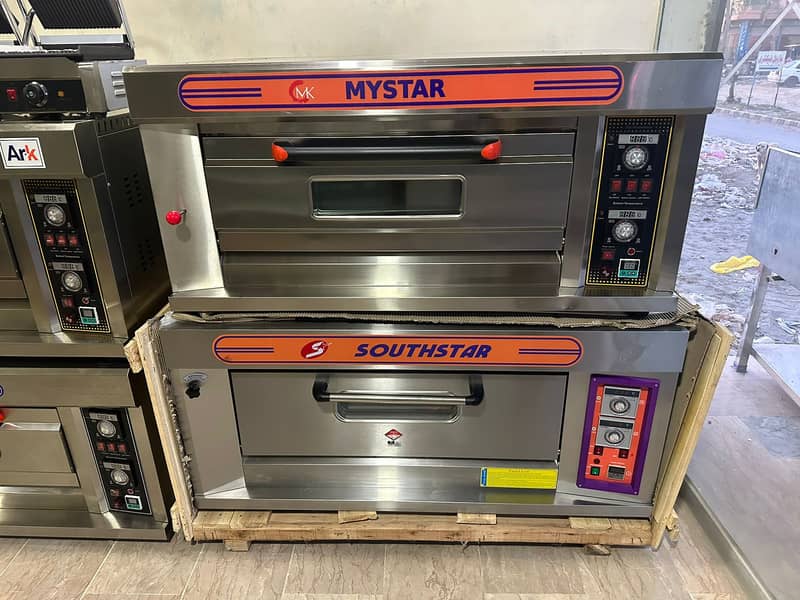 South star pizza oven / Freezer / Fryer / working table / Pizza Pans 12