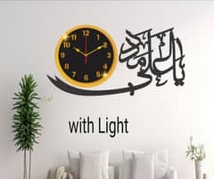 wall clock and wall decoration piece