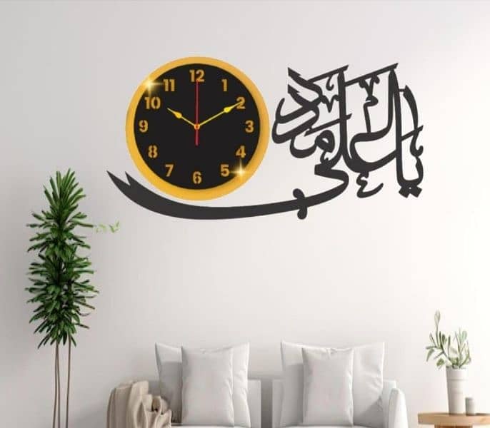 wall clock and wall decoration piece 2