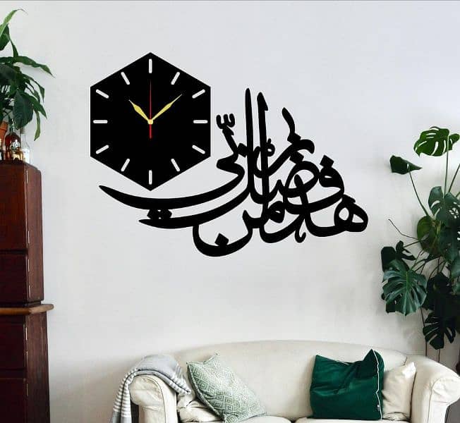wall clock and wall decoration piece 5