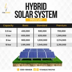 Solar panel | Solar system | inverter | solar experts  | 3KV to 500KV