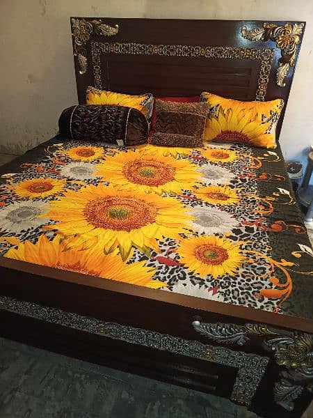 Bed for sale new condition with matress 0