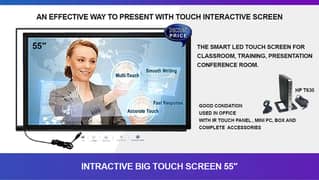 Smart Touch LED 55" Inch / Smart Interactive Board /Smart touch Screen