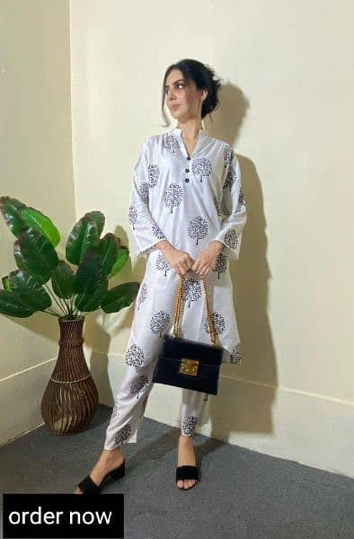 Printed lawn suit | 2 PC suit | casual dress | summer collection 6