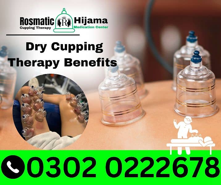 Rosmatic Hijama Cupping Therapy Medication Center DHA  Clinic Hospital 14
