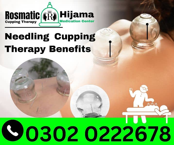 Rosmatic Hijama Cupping Therapy Medication Center DHA  Clinic Hospital 15