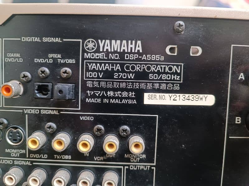 Yamaha amplifier with remote control 3
