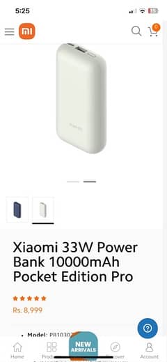 Xiaomi 33W power bank 10000 mah pocket editionpro new box packed 10/10