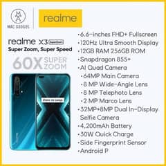 Realme x3 SuperZoom 12gb +7gb RAM 256gb ROM