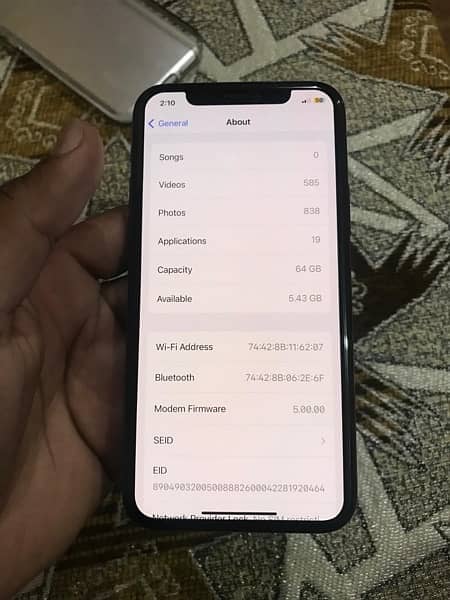 iphone 11 pro 64gb dual pta approved LLA MODEL 10by10 condition 1