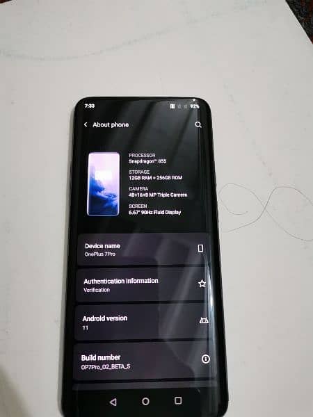 Oneplus 7 pro 12gb 256gb PTA approved 0