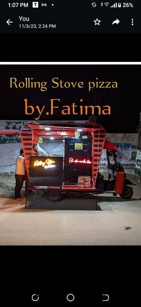 pizza food cart. 4