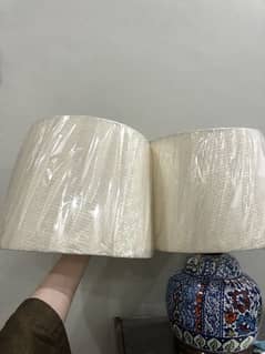 pair of large size lamp shades